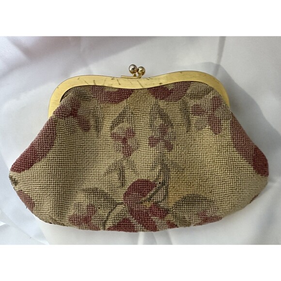 Henry A La Pensee Paris Vintage Purse Tapisserie Ancienne France - Picture 7 of 7